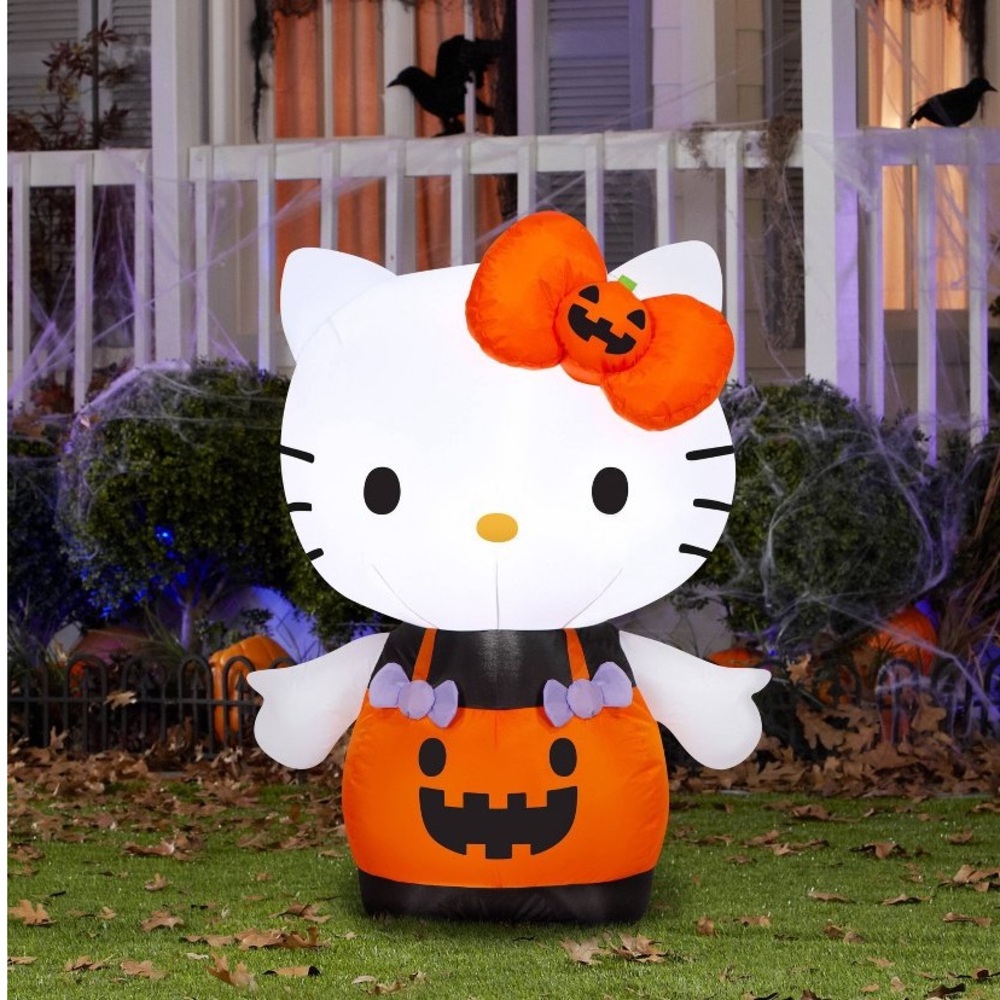Hello Kitty Halloween Girly Jack O’ Lantern Costume  Inflatable NWT